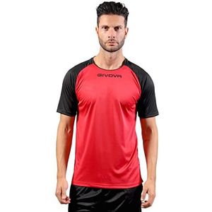 Givova Corpus 3 Elastisch mouw-onderhemd M/L T-shirt, rood, S