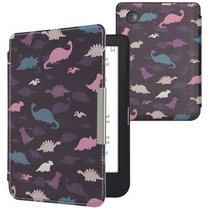 kwmobile e-reader hoesje compatibel met Kobo Clara 2E - Magneetsluiting - Ereader case - Sterrenstelsel en Boom in blauw/grijs/zwart