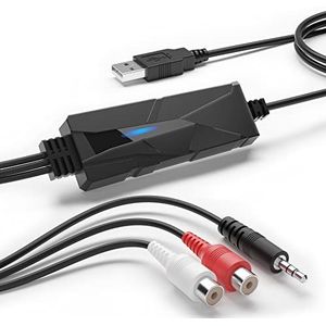 USB Audio Capture - AV202-B - Audio-opnameapparaat - Geschikt voor Cassette en Vinyl