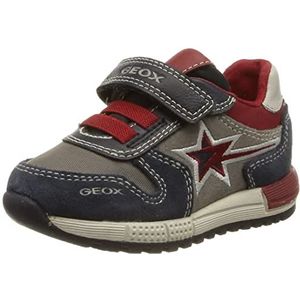 Geox Baby Jongens B Alben Boy A Sneakers, Navy Dk Red, 22 EU