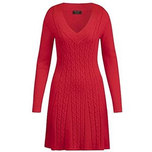 ApartFashion Gebreide damesjurk, rood, normaal, rood, 42