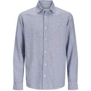 Jprccmaze Summer L/S Shirt, navy blazer, L