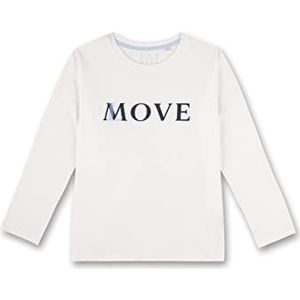 Sanetta Meisjes 245419 pyjama-bovenstuk, White Pebble, 128, wit pebble, 128 cm