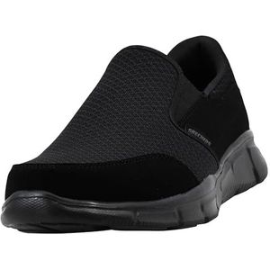 Skechers Equalizer Persistent Low-Top voor heren, zwart, 45.5 EU
