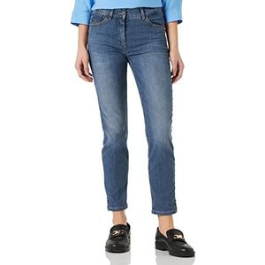 GERRY WEBER Edition Dames 92431-66850 Jeans, Blue Denim Washed, 38R, Blue Denim Washed, 38