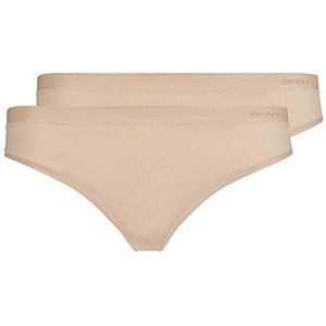 Skiny Dames string (2 stuks), beige, Eén Maat grote maten