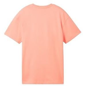 TOM TAILOR T-shirt voor jongens, 21237 - Clear Coral, 164 cm