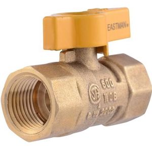 Eastman 1/2 Inch FIP Gas Kogelkraan, Messing Connectors en Fittings voor Aardgas en Vloeibaar Propaan, 60009B