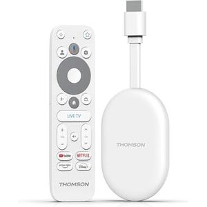 THOMSON Google TV Go Cast 150 - Streaming-dongle - 4K UHD - Dolby Atmos