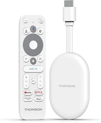 THOMSON Google TV Go Cast 150 - Streaming-dongle - 4K UHD - Dolby Atmos