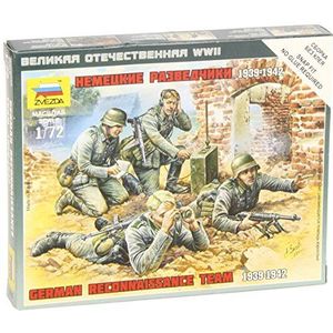 Zvezda - German Reconnaissance Team - Modelbouwset - 1:72 - Figuren