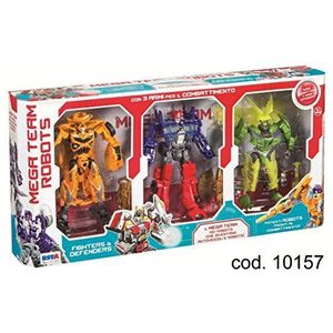 RsToys - Playset 3 Robot Mega Team Robots, 10157