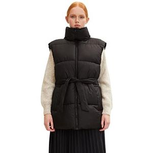 Tom Tailor - Doorgestikt Vest - Deep Black