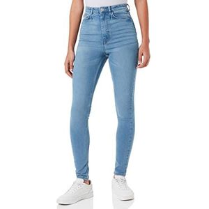 PIECES PCHIGHFIVE Flex Ultra High LB Noos Jeans, Light Blue Denim, S