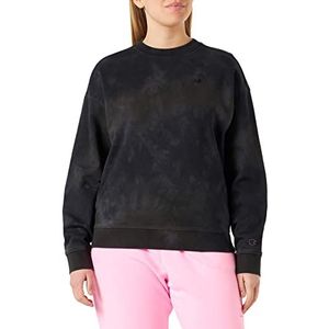 Champion Rochester 1919-Champion Logo Tie Dye Crewneck sweatshirt, zwart, L voor dames, zwart., L