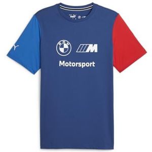 PUMA Men's BMW M Motorsport Essentials Logo T-Shirt, PRO Blue-M Color, Large