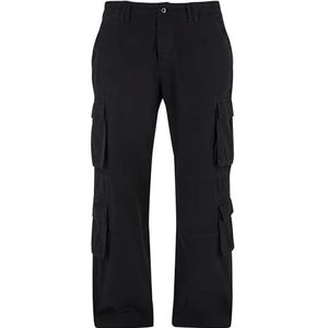 Urban Classics Herenbroek Double Cargo Pants Black 31, zwart, 31