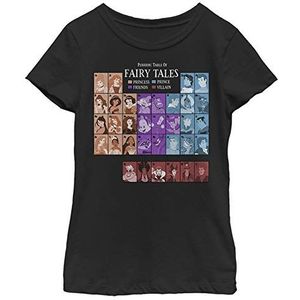 Marvel meisjes Princesses - Princess Table T-shirt T-Shirt Schwarz XS