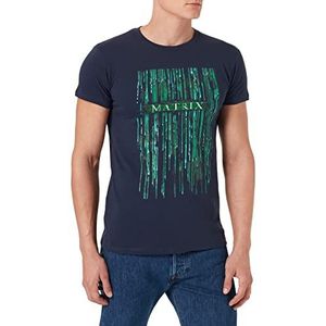 cotton division Heren t-shirt, marineblauw, S