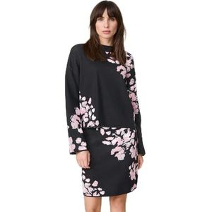 Taifun Damestrui, Zwart met patroon., 38