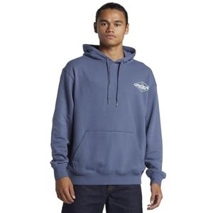 Quiksilver Omni Sign PO Hoodie Fleece trui voor heren, blauw, XS