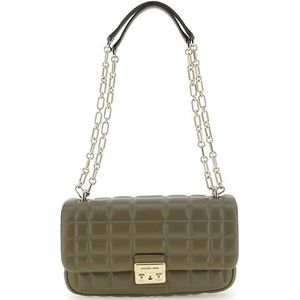 Michael Kors LG Conv Chain Shldr, dameshandtas, uniek, Safari Green, Eén maat