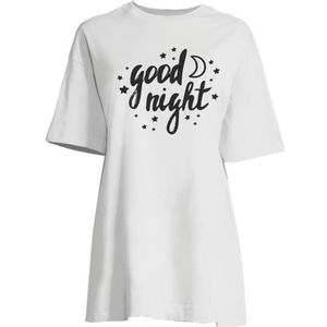 Republic Of California Nachthemd voor dames, Wit, XL