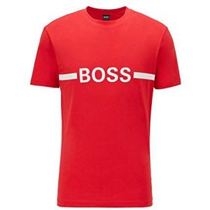 BOSS Heren Rn Slim Fit T-shirt, -628 Bright Red, XXL