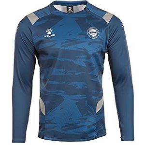 DEPORTIVO ALAVÉS Azul Unisex Equipación Oficial Entrenamiento 21/22 Sudadera, volwassenen, uniseks