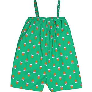 Fred's World by Green Cotton Heartbeat Poplin Suit Shorts voor meisjes, Gras/Deep Lavender/Tangerine, 122 cm