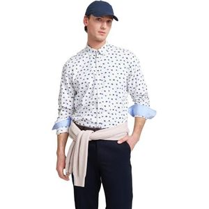 Bugatti - Oxford Overhemd - Met Print