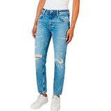 Pepe Jeans - Violet - Spijkerbroek - Blauwe Katoen - Comfortabel en Stijlvol