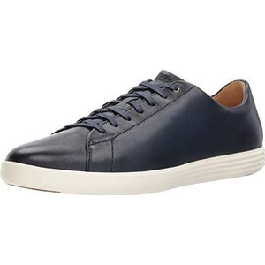 Cole Haan Heren Grand Crosscourt Sneaker, Navy Leer Brnsh, 43 EU Breed