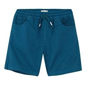 Gocco Bermudashorts voor kinderen met elastische band, Oliegroen, 4-5 Jaren