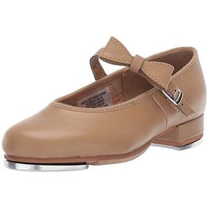 Bloch girls Girl's Merry Jane Tap Dance Shoe, Brown Tan, 1 Little Kid US