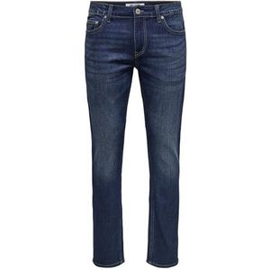 Only & Sons Jeans 'ONSLOOM'  donkerblauw