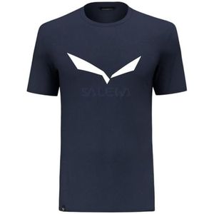 Salewa Solidlogo Dry M T-shirt voor heren, navy blazer, XL