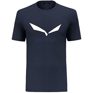 Salewa Solidlogo Dry M T-shirt voor heren, navy blazer, M