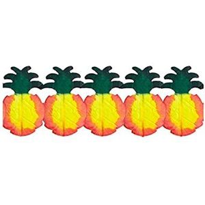 Widmann 95736 - slinger ananas, 4 m, vlamvertragend, decoratie, kamerdecoratie, beachparty, themafeest, carnaval