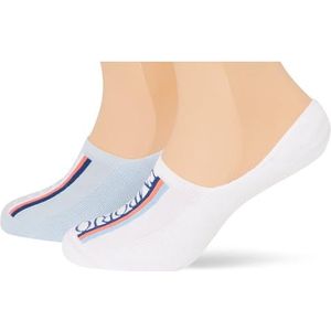 EMPORIO ARMANI Sokken voor dames, Wit/Lichtblauw, Small-Medium