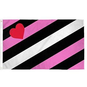 AZ FLAG Vlag LGBT Orgullo leer jongens 150 x 90 cm - vlag Leather Pride 90 x 150 cm