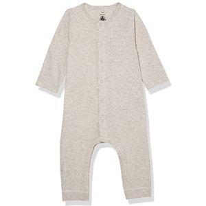 Petit Bateau A050R Lange overall, beige Montelimar Chine, 6 maanden, uniseks, Beige Montelimar Chine, 6 Maanden