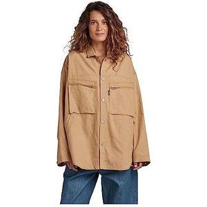 G-STAR RAW Dames borst pocket shirt Ls Wmn Jacket, bruin (Chipmunk D22913-d187-3886), M