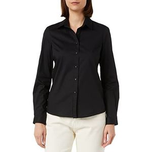 Sisley Dames 5CNX5QD47 Shirt, Zwart 100, L, Black 100, L