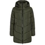 Vila - VIMILJA PADDED COAT - Gewatteerde Jas - Deep Depths - Met Capuchon