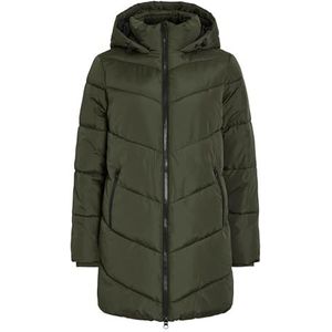 Vila - VIMILJA PADDED COAT - Gewatteerde Jas - Deep Depths - Met Capuchon