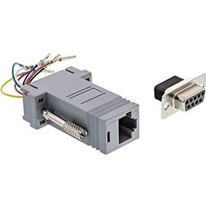 Adapter - 9pol Sub D Bu aan RJ45 Bu