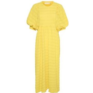 InWear ZabelleIW Dress Oversize Fit Mid Calf, Sunshine Yellow, Zonneschijn, M