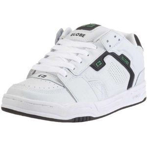 Globe Scribe GBSCRIBE, sportschoenen voor heren, skateboarden, glad leer, wit, 44.5 EU