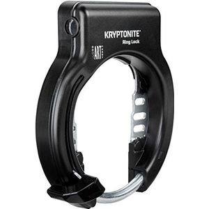Kryptonite Ring Lock met Plug in Capability-Non Retractable, Zwart
